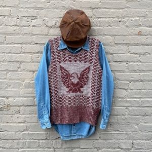 Vintage Men’s Jockey Eagle Sweater Vest